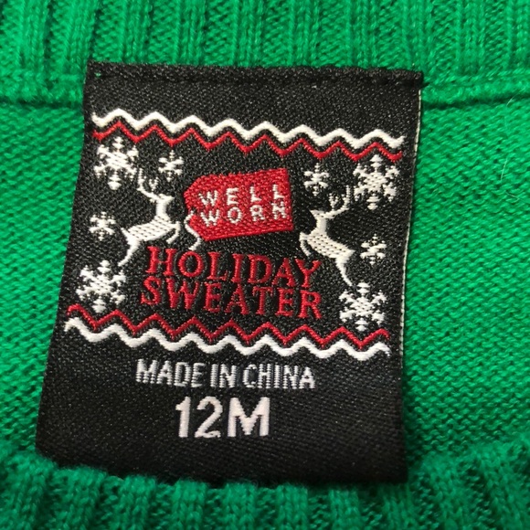 Meowy Christmas Sweater 12months NWT - Picture 3 of 6